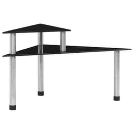 Vidaxl Ραφιέρα Κουζίνας Μαύρη 49.5x35x26 cm Από Ψημένο Γυαλί