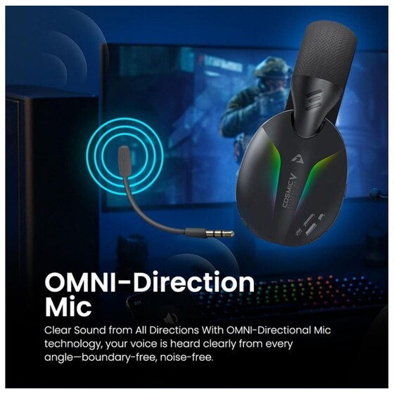 Gaming Set Armaggeddon Cosmic V Ultraclear Gravity + Gaming HeadPhone Stand Armaggeddon HPX-100B - Black image 4
