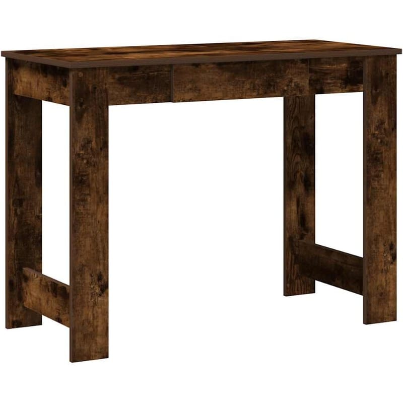 Γραφείο VidaXL από Επεξεργασμένο Ξύλο 100x45x75 cm - Καπνιστή Δρυς