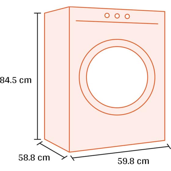 PITSOS WPG140KF0 10 kg 1.400 Στροφές Λευκό Πλυντήριο Ρούχων image 2