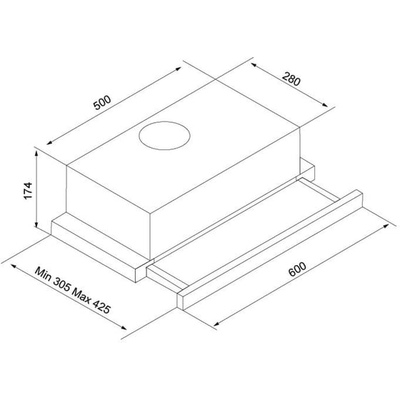DAVOLINE DELTA 060 GR-IX 60 cm Inox Απορροφητήρας Συρόμενος image 1