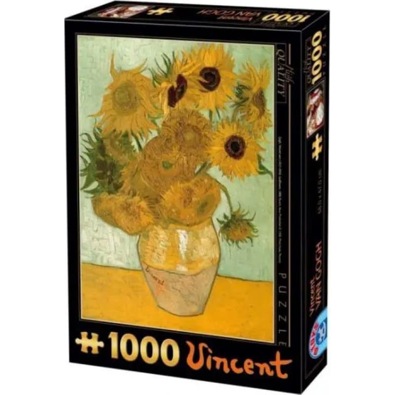 D-TOYS Παζλ D-toys Vincent Van Gogh (1000 Κομμάτια)