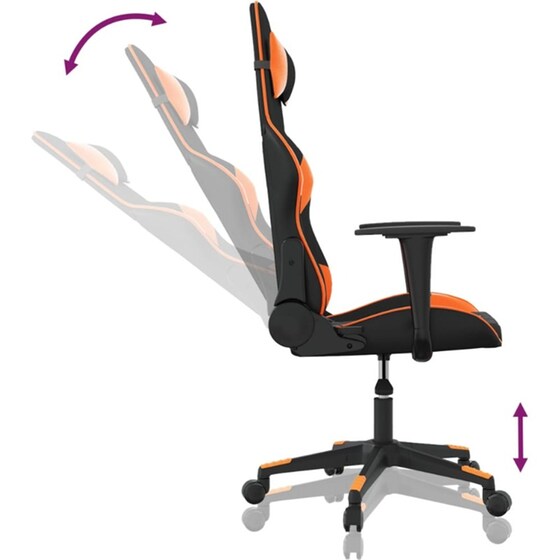 Καρέκλα Gaming VIDAXL 3143759 από Τεχνητό Δέρμα - Μαύρο image 4