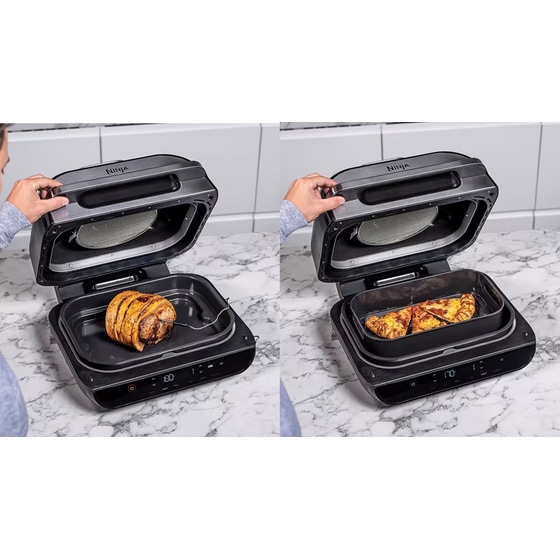 NINJA AG551EU FOODI MAX με Καπάκι 2460 W 3.8 L Μαύρο Φριτέζα Αέρος image 4