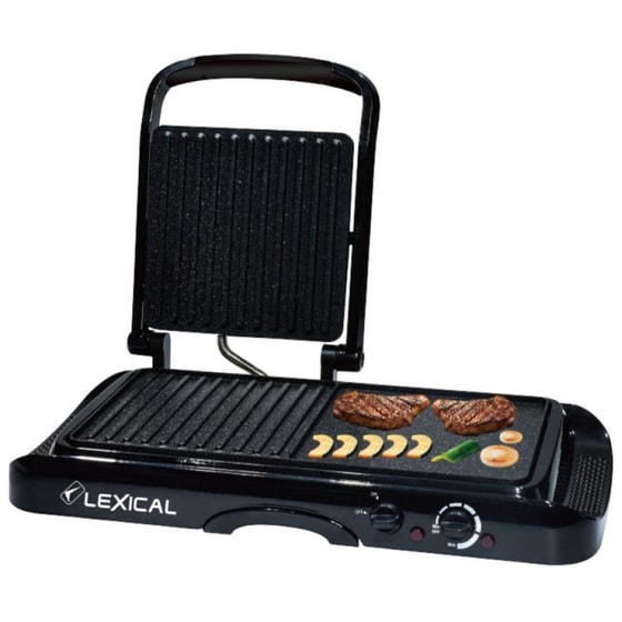 Ηλεκτρική Ψησταριά BBQ LEXICAL LSM-2550-2 1600W Μαύρο image 2