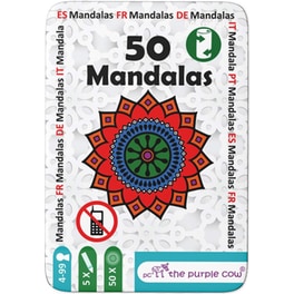 Purple Cow Επιτραπέζιο 50 Καρτών 'mandalas'