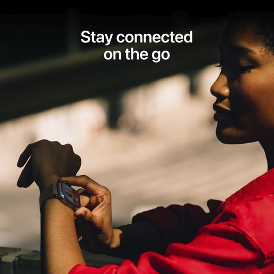 Apple Watch Series 11 GPS + Cellular 46mm Space Grey Aluminum Case with Black Sport Band - M/L image 6