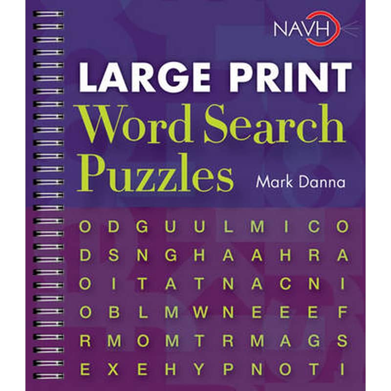 Large Print Word Search Puzzles