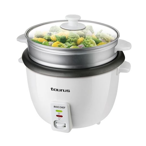 TAURUS RICE CHEF 700 W 1.8 L Λευκό Ατμομάγειρας image 1