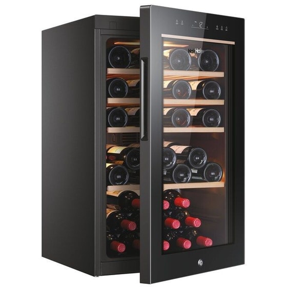 HAIER HWS49GA για 49 Μπουκάλια Μαύρο Συντηρητής Κρασιών image 1