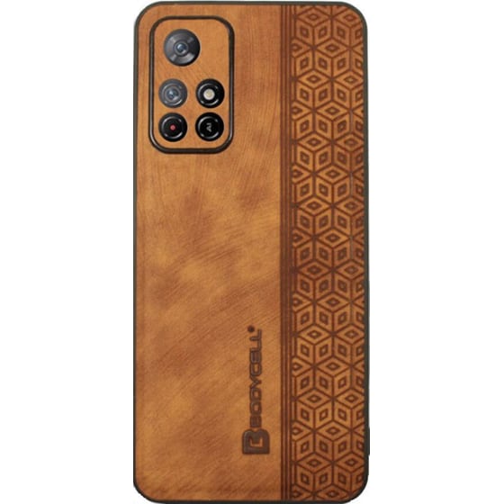 Θήκη Xiaomi Poco M4 Pro 5G / Redmi Note 11S 5G / Redmi Note 11T 5G - Bodycell Pattern Leather - Brown image 0