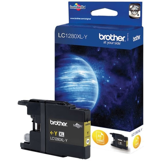 Brother LC1280XLY Κίτρινο Μελάνι Εκτυπωτή LC-1280XLY image 0