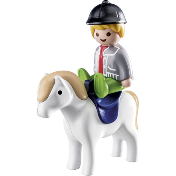 PLAYMOBIL® 1·2·3 Αγοράκι με Πόνυ (70410) image 2