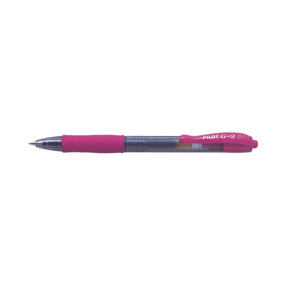 Στυλό Gel Pilot G-2 Με Κουμπί 0.7 mm Ροζ image 0