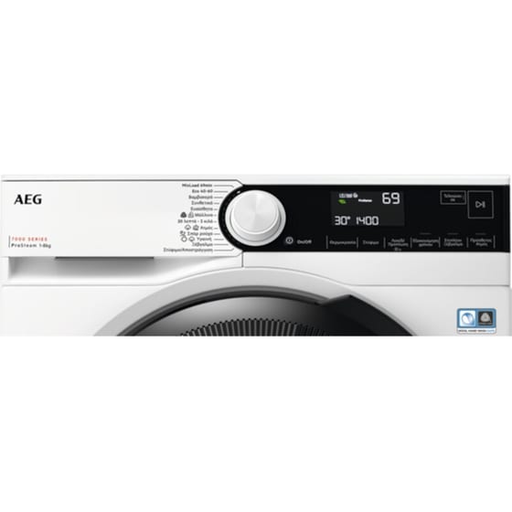 AEG LFR73844BG 8 kg 1.400 Στροφές Λευκό Πλυντήριο Ρούχων image 6