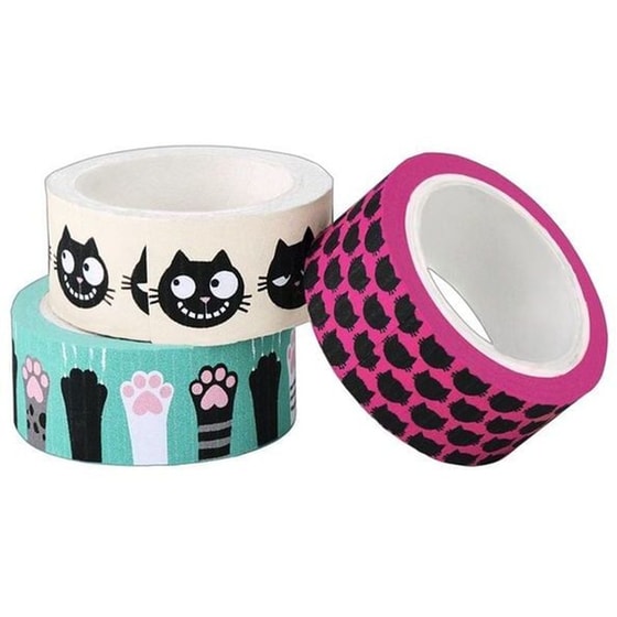Κολλητική Ταινία Moses Ed The Cat Washi Tape (3 Τεμάχια) image 0