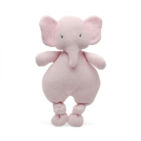 Λούτρινο KIOKIDS Ζωάκι Cotton Friends Ελεφαντάκι Ροζ 30cm) image 0