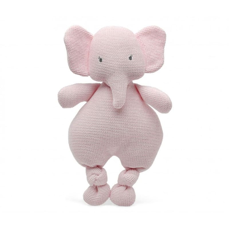 Λούτρινο KIOKIDS Ζωάκι Cotton Friends Ελεφαντάκι Ροζ 30cm)