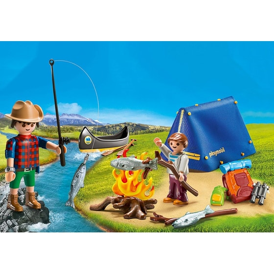 PLAYMOBIL® Family Fun Maxi Βαλιτσάκι Κατασκήνωση Στην Εξοχή (9323) image 1