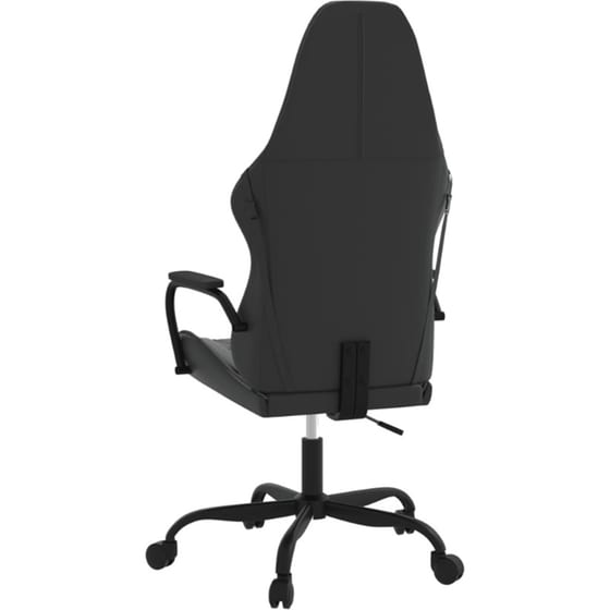 Καρέκλα Gaming VIDAXL 345537 από Τεχνητό Δέρμα - Μαύρη image 1