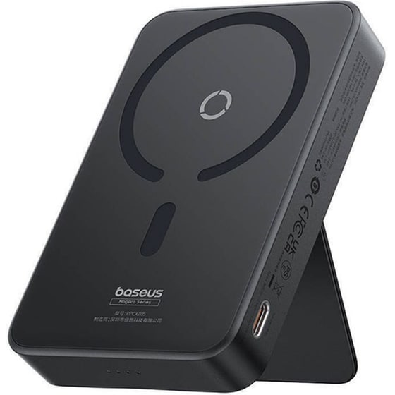 Powerbank Baseus Magnetic Wireless Bracket (P10064101123-00) 5.000mAh - Μαύρο image 0