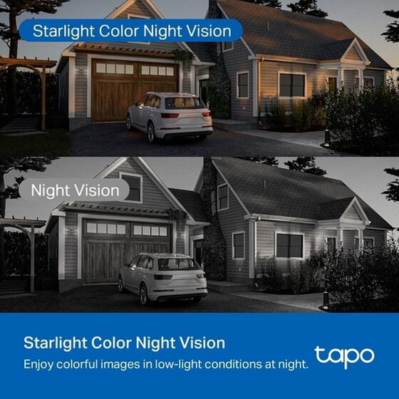 TP-Link Outdoor Pan/Tilt Security Wi-Fi Camera SPEC: 3K 5MP (2880x1620), 2.4 GHz, 2 × External Antennas, 1 × Ethernet Port, Horizontal 360º image 5