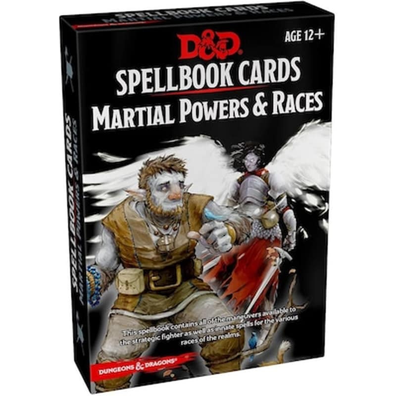 D N D Spellbook Cards: Martial Powers N Races