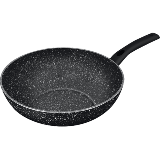 Τηγάνι Wok LAMART ROCK LT1144 από Αλουμίνιο 28 cm image 1