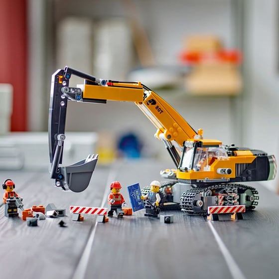LEGO® City Yellow Construction Excavator (60420) image 8