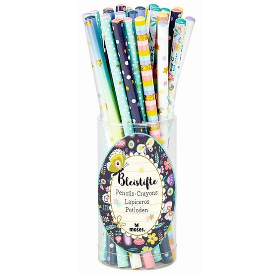 Μολύβι Moses Flowers & Friends HB (1 Τεμάχιο) image 0