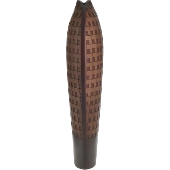 Διακοσμητικό Βάζο InArt από Polyresin 11x46cm - Καφέ image 1