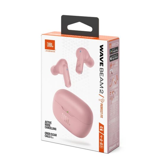 Ακουστικά Bluetooth JBL Wave Beam 2 - Ροζ image 10