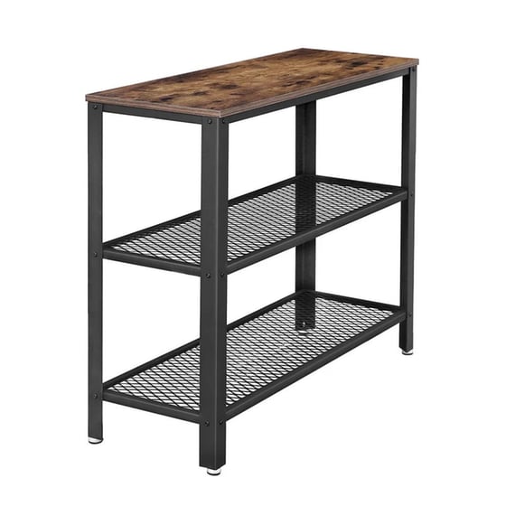 Κονσόλα Εισόδου Vasagle Lnt81bx από Μοριοσανίδα/Μέταλλο 101.5x35x80cm - Καφέ/Μαύρο image 2