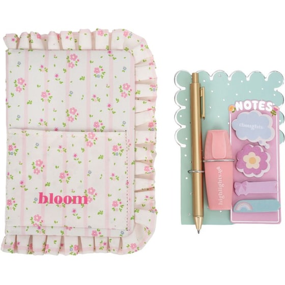 Σετ Σημειωματάριο Posh+Pop με Είδη Γραφικής Flower image 2
