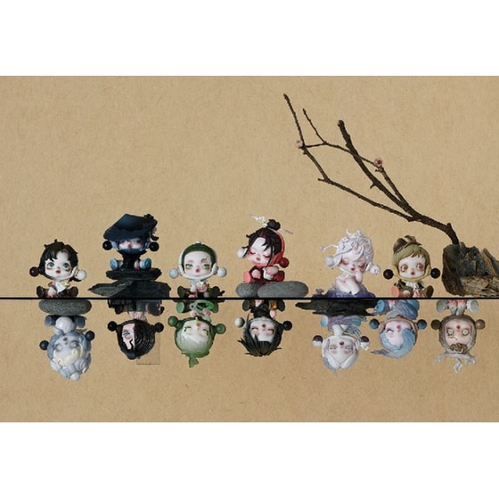 Φιγούρα Pop Mart Skullpanda The Ink Plum Blossom Series Blind Box image 14