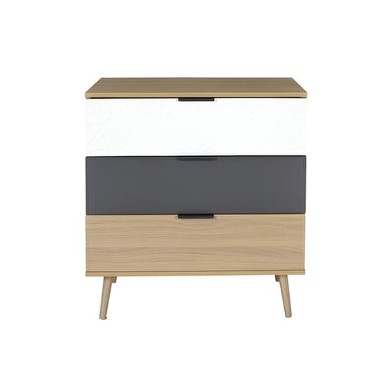 Κομοδίνο Aria Trade Από Mdf 75x39x80 cm - Πολύχρωμο image 1