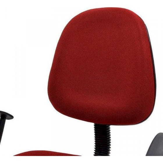 Καρέκλα Γραφείου ArteLibre Δάφνη Υφασμάτινη - Κόκκινη image 5