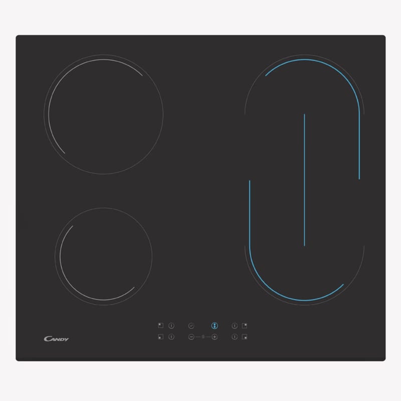 CANDY CANDY CH64BVT 59 cm Μαύρο Εστία Κεραμική Αυτόνομη