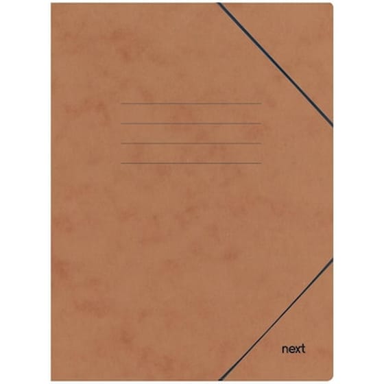 Φάκελος Πρεσπάν Next με Λάστιχο A4 Καφέ image 0