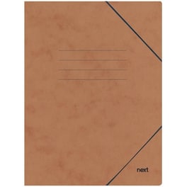 Φάκελος Πρεσπάν Next με Λάστιχο A4 Καφέ