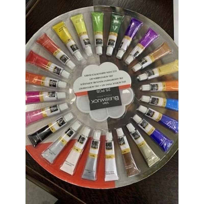 ARTIST AND CO Μπογιες Acrylic Paint 25pcs W/palette Artis And Co Ac 425g 12ml/1pc Bl 8,8x1.5cm/1pc