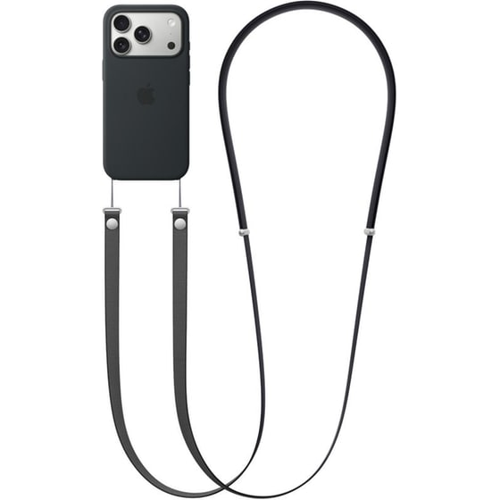 Λουράκι Λαιμού Apple Crossbody Strap - Black image 0
