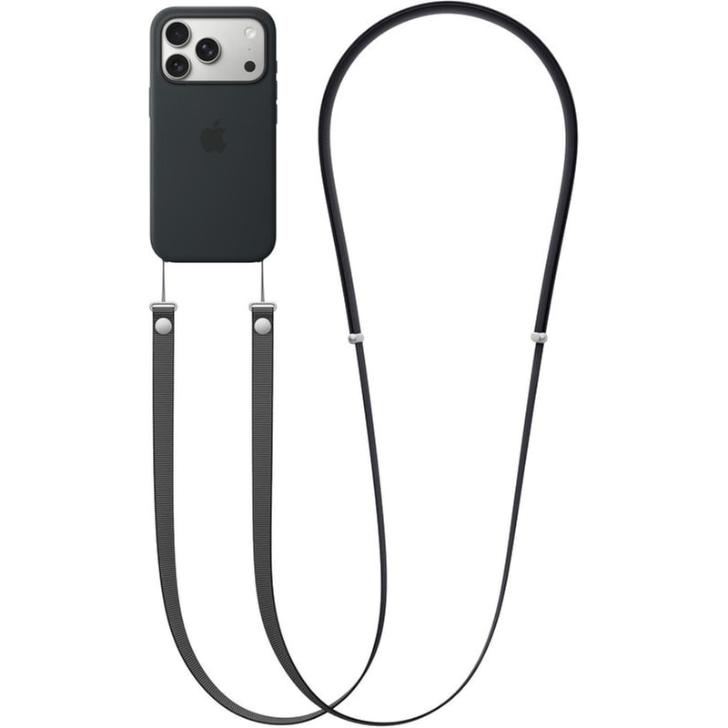Λουράκι Λαιμού Apple Crossbody Strap - Black