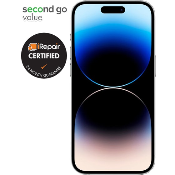 Μεταχειρισμένο Apple iPhone 14 Pro 128GB Silver second go value Certified by iRepair image 2