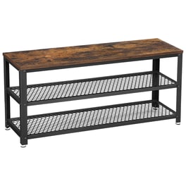Παπουτσοθήκη με Πάγκο Vasagle 100x30x45 cm - Καφέ