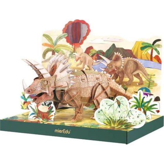 3D Παζλ Mieredu Triceratops - (191 Κομμάτια) image 0