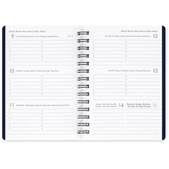 Ημερολόγιο Εβδομαδιαίο Legami 2026 12Μ Small Spiral Stars image 2