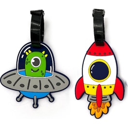 Puckator Ετικέτα Βαλίτσας Luggage Tag - Space Cadets 2 Τμχ