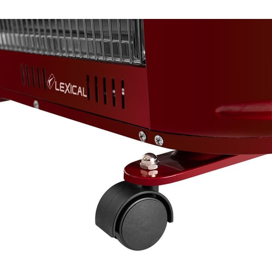 LEXICAL LQH-8030-4 Σόμπα Χαλαζία 2000W Κόκκινο image 2