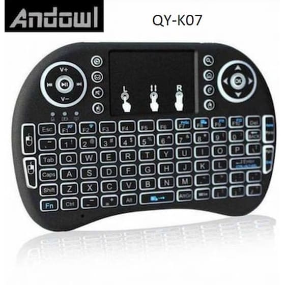Andowl QY-K07 Ασύρματο Πληκτρολόγιο με Touchpad (US) image 0